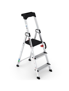 Çağsan 2+1 Basamaklı Hazar Alüminyum Merdiven (HA102)