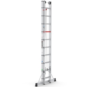 Çağsan DUOROPE 2x10 Basamaklı İpli Makaralı Merdiven (M1006)