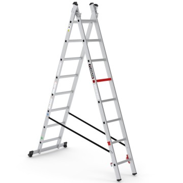 Çağsan DUOMAX 2x8 Basamaklı İki Parçalı Çok Amaçlı Merdiven (TSA65)