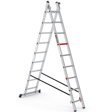 Çağsan DUOMAX 2x9 Basamaklı İki Parçalı Çok Amaçlı Merdiven (TSA85)