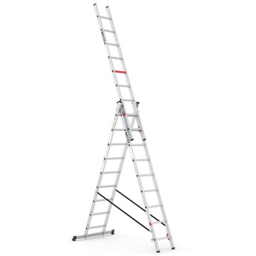 Çağsan TRIOMAX 3x8 Basamaklı Ekonomik Üç Parçalı Çok Amaçlı Merdiven (TS185)