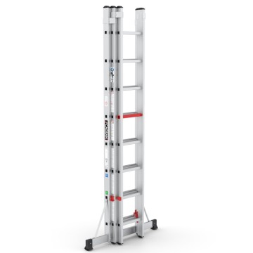 Çağsan TRIO 3x8 Basamaklı Üç Parçalı Sürgülü Merdiven (TS075)